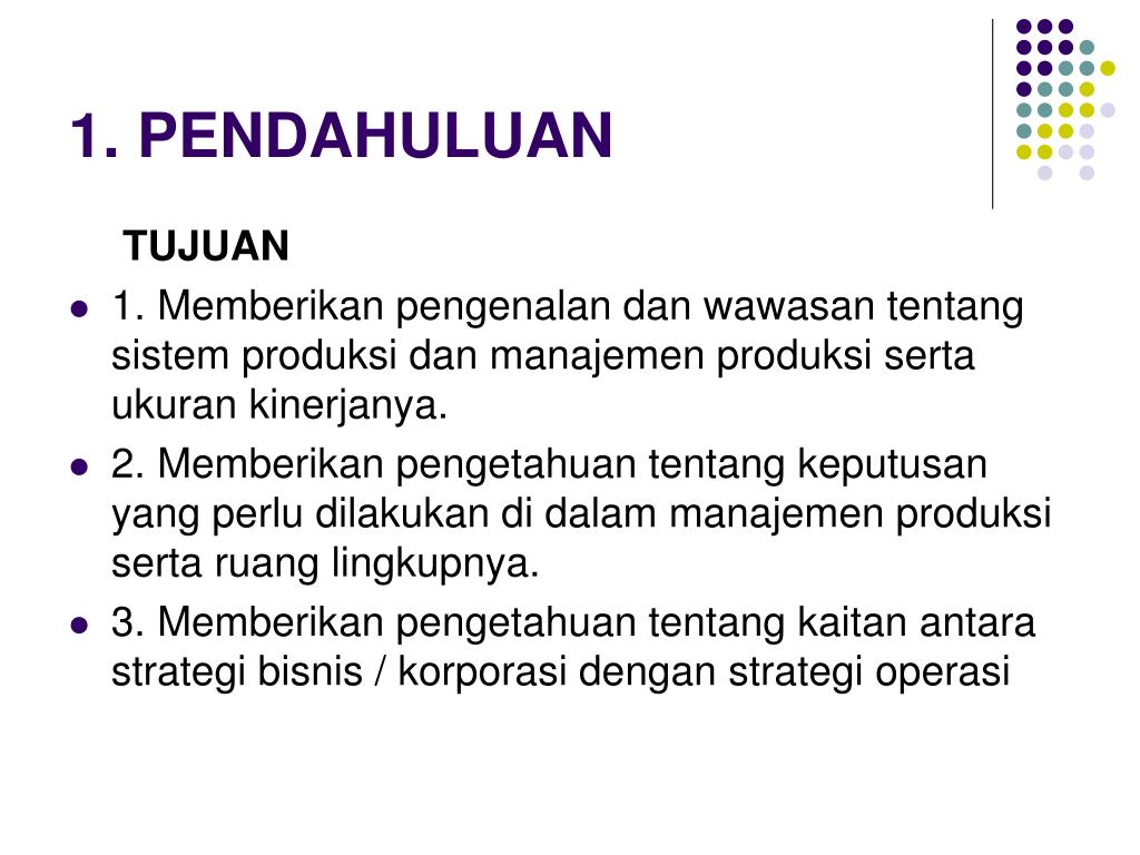 PPT MANAJEMEN PRODUKSI PowerPoint Presentation, free download ID4641325