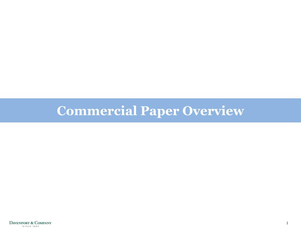 PPT Commercial Paper PowerPoint Presentation, free download ID4641927