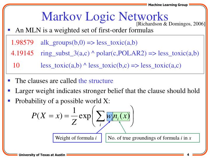 PPT Discriminative Structure and Parameter Learning for Markov Logic