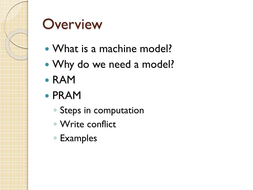 PPT PRAM (Parallel Random Access Machine) PowerPoint Presentation