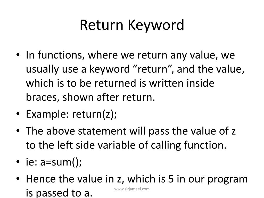 PPT Functions in C (User defined functions) PowerPoint Presentation