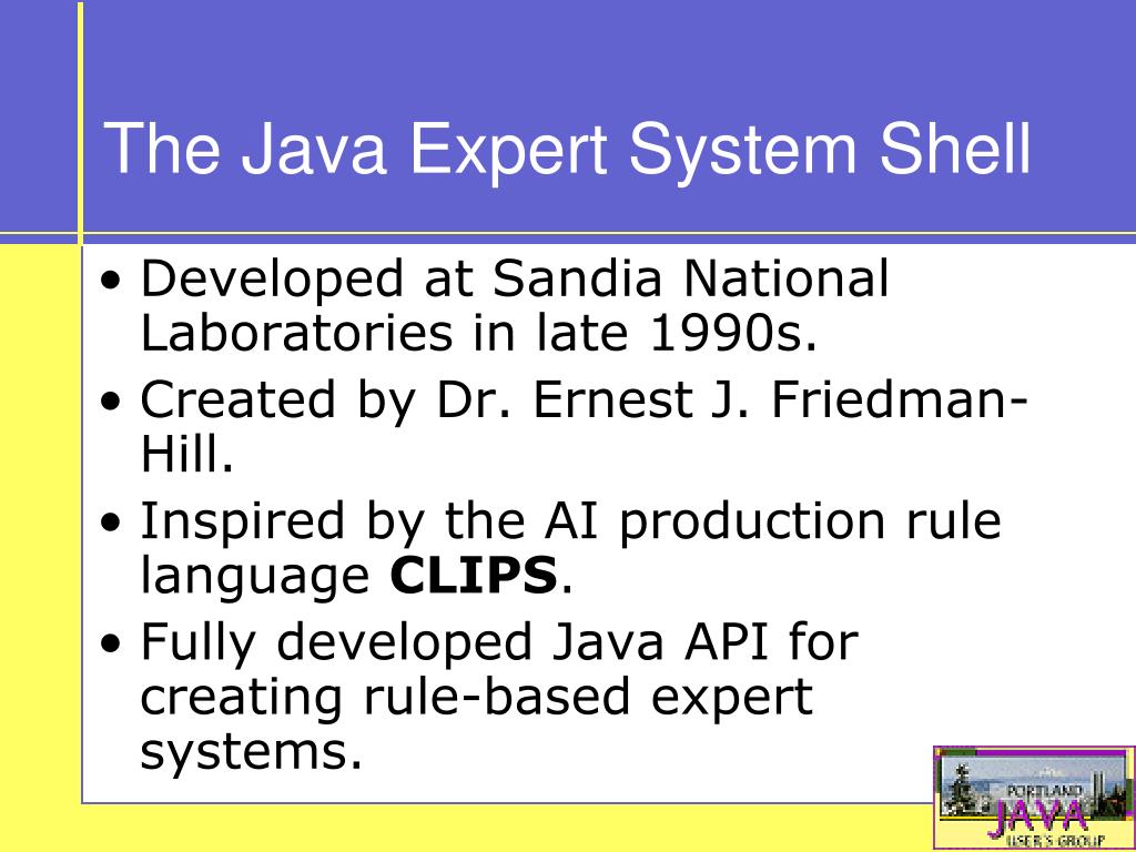 PPT Intro to Jess The Java Expert System Shell PowerPoint