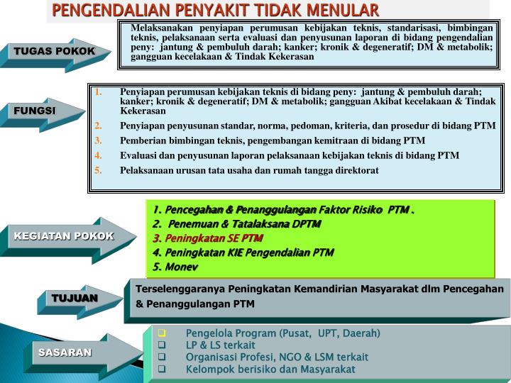 PPT SURVEILANS PENGENDALIAN PENYAKIT TIDAK MENULAR PowerPoint