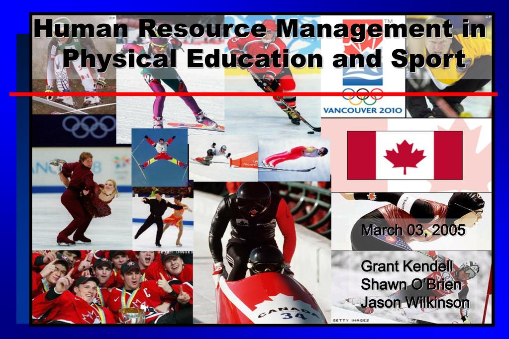 PPT Human Resource Management in Physical Education and Sport PowerPoint Presentation ID4649840