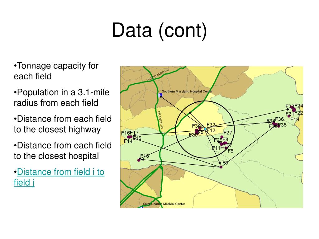 PPT Optimal Location for Biosolids’ Storage Site PowerPoint