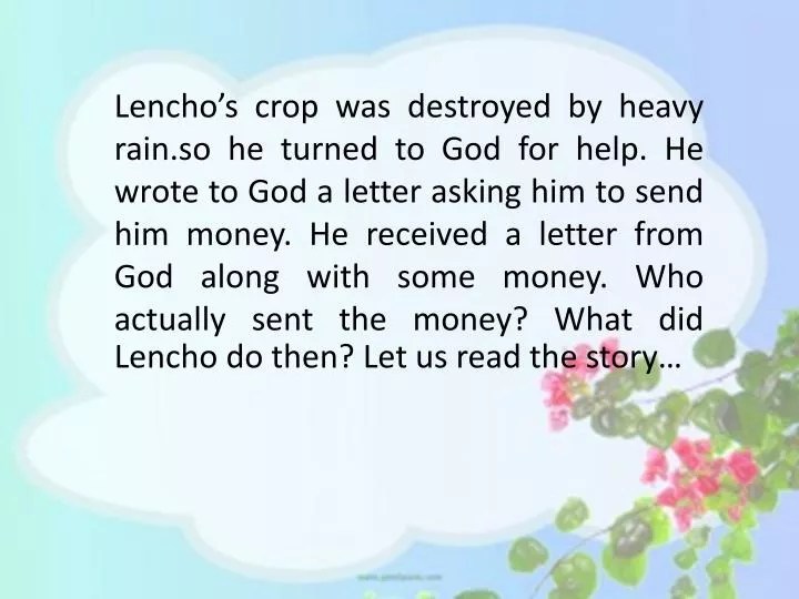 PPT Letter To God PowerPoint Presentation ID4652689