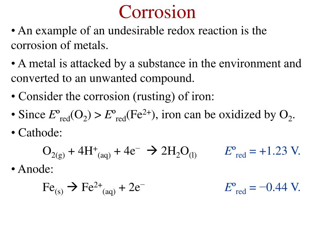 PPT Ch. 20 Electrochemistry PowerPoint Presentation, free download