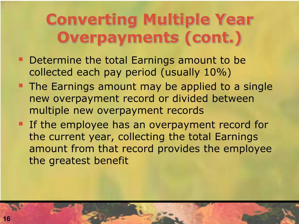 PPT Recovering Salary Overpayment Tax Compliance PowerPoint