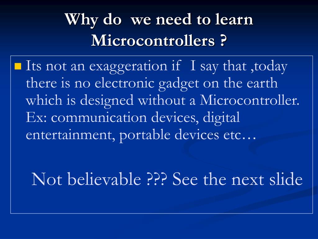 PPT MICROCONTROLLER8051 Features & Applications PowerPoint