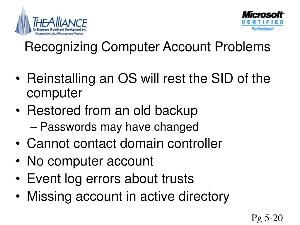 PPT Chapter 5 Computer Accounts PowerPoint Presentation, free download ID4654138