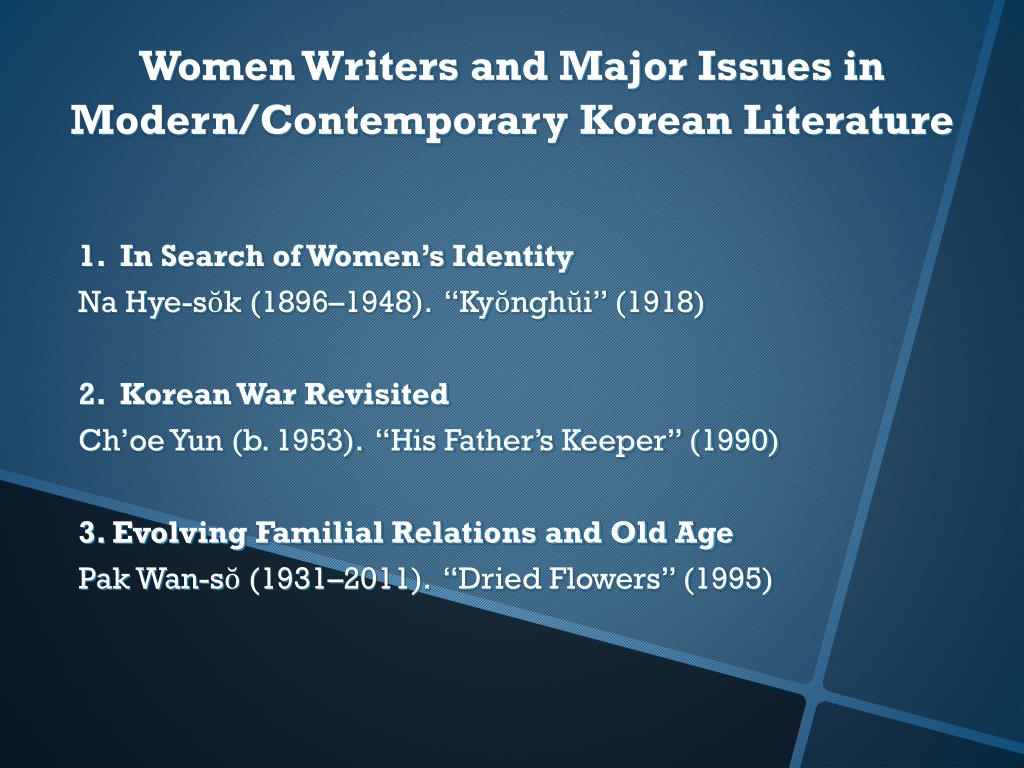 PPT Korean Literature Traditional and Contemporary Perspectives