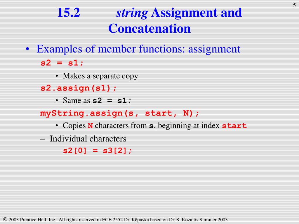 PPT Chapter 15 Class string and String Stream Processing PowerPoint