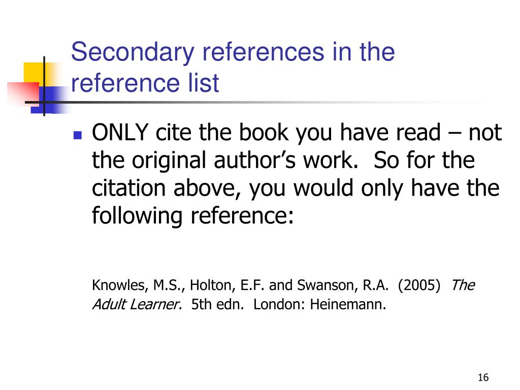 PPT Referencing (HARVARD) PowerPoint Presentation, free