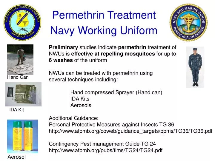 PPT Permethrin Treatment Navy Working Uniform PowerPoint Presentation