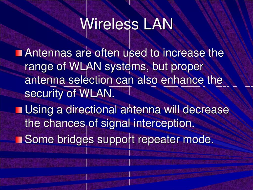 PPT Chapter 1 Wireless Networking/Technology PowerPoint Presentation