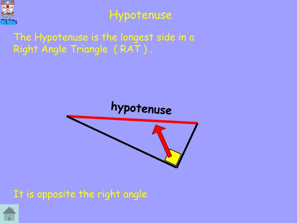 PPT Naming sides of a Right Angled Triangle PowerPoint Presentation, free download ID4665222