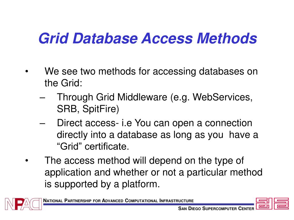 PPT Grid Database Access PowerPoint Presentation, free download ID