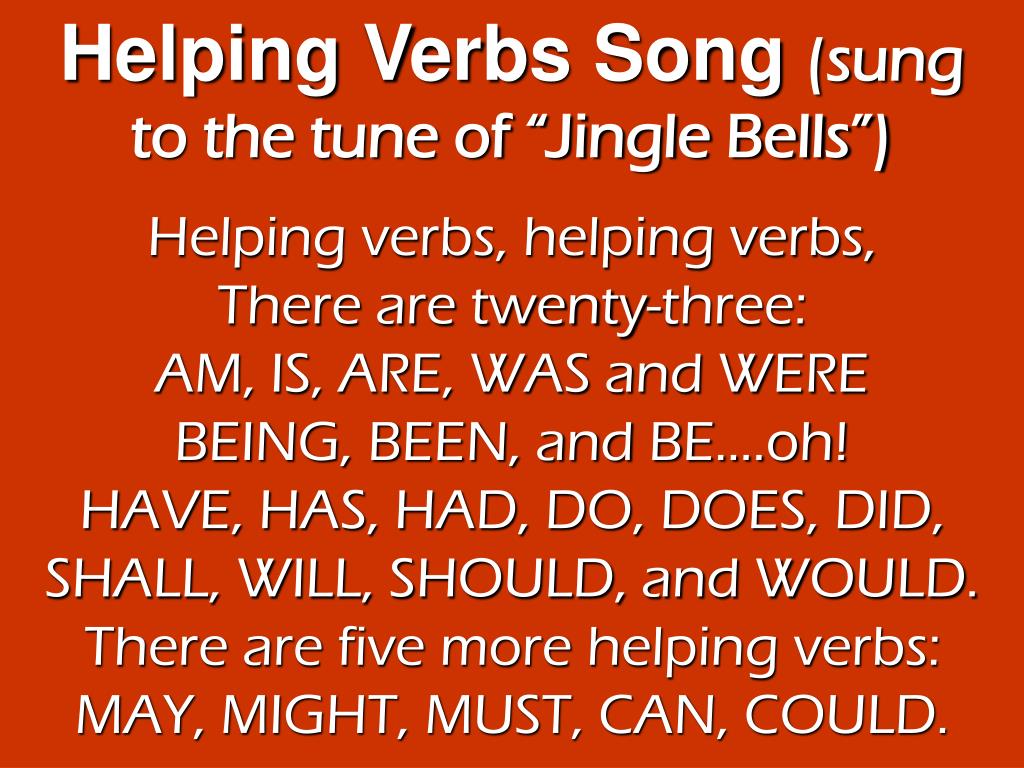 PPT Helping Verbs PowerPoint Presentation, free download ID4667831