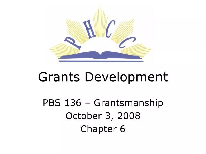 PPT Grants Development PowerPoint Presentation, free download ID