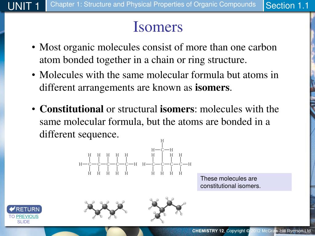 PPT Chapter 1 Structure and Physical Properties of Organic Compounds