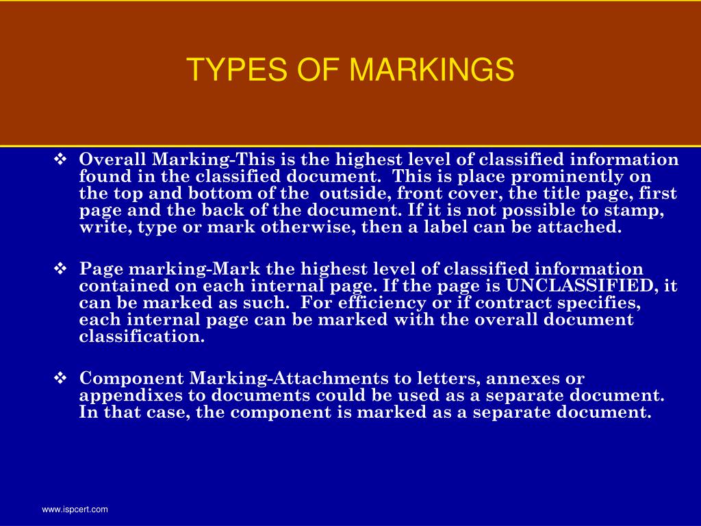 PPT MARKING CLASSIFIED MATERIAL PowerPoint Presentation, free