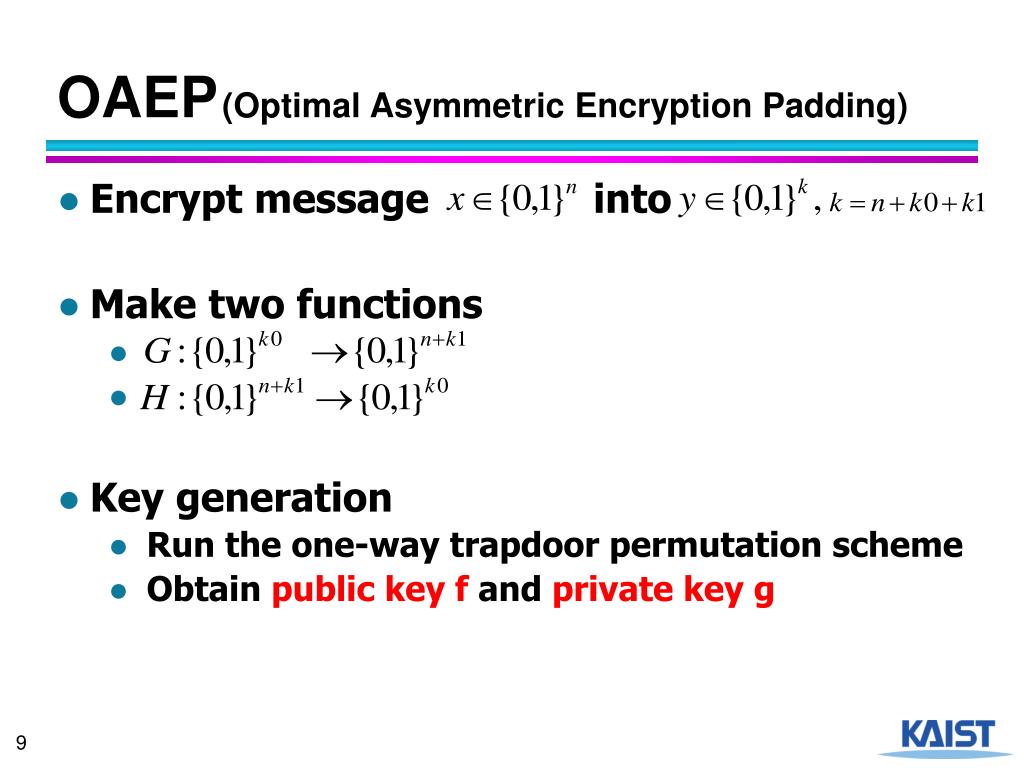 PPT OAEP Reconsidered PowerPoint Presentation, free download ID4676543