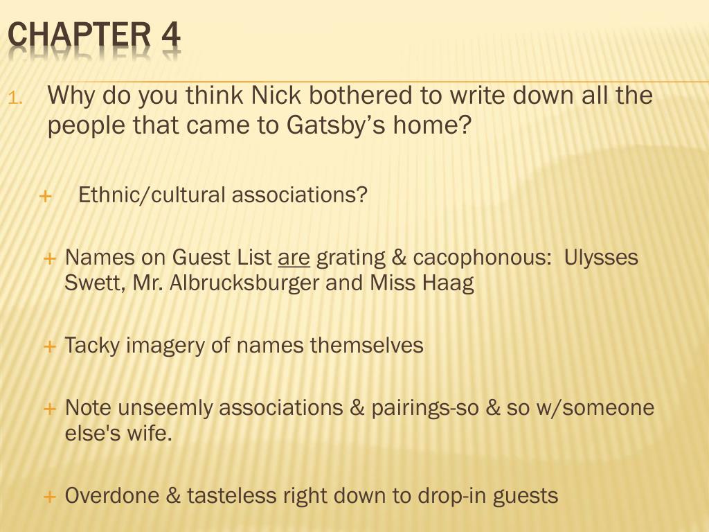 PPT The Great Gatsby PowerPoint Presentation, free download ID4678582