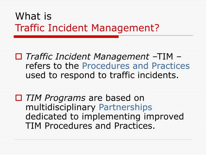 PPT Proposed National Unified Goal For Traffic Incident Management