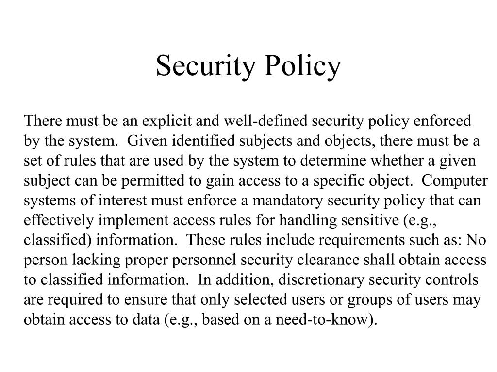 PPT History of Security Standards PowerPoint Presentation, free