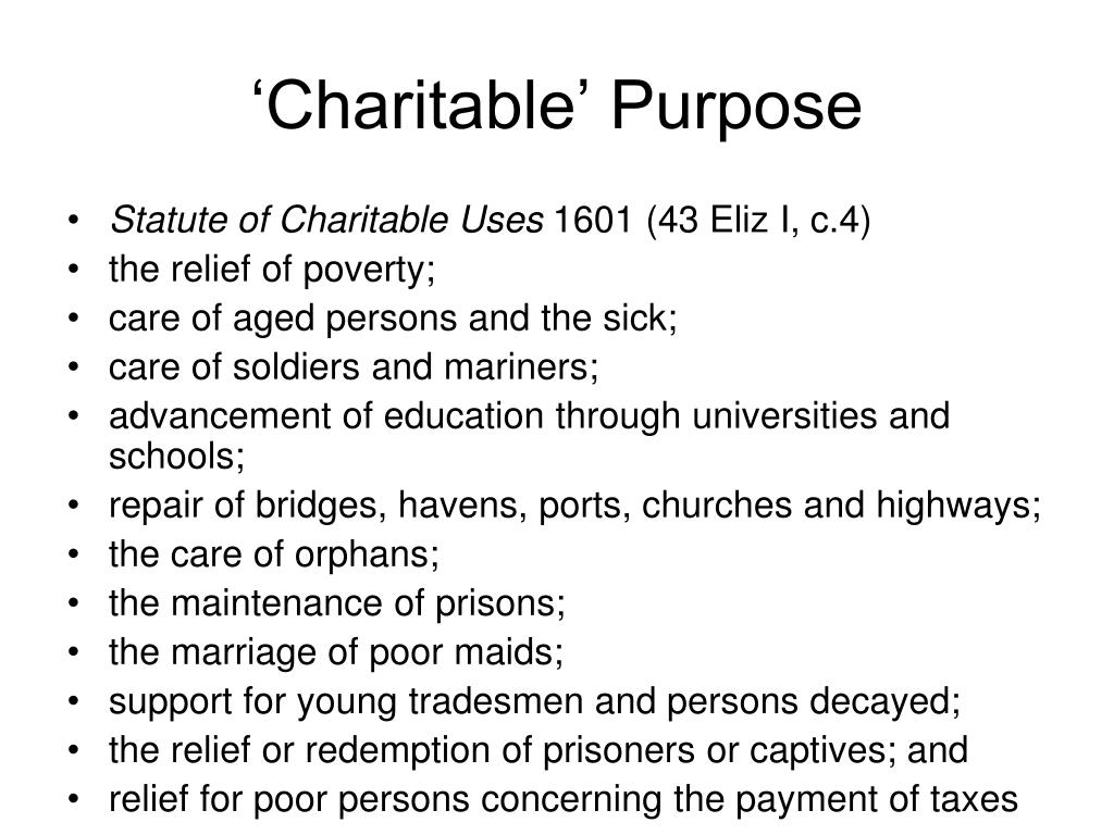 PPT Charitable Trusts PowerPoint Presentation, free download ID4684305