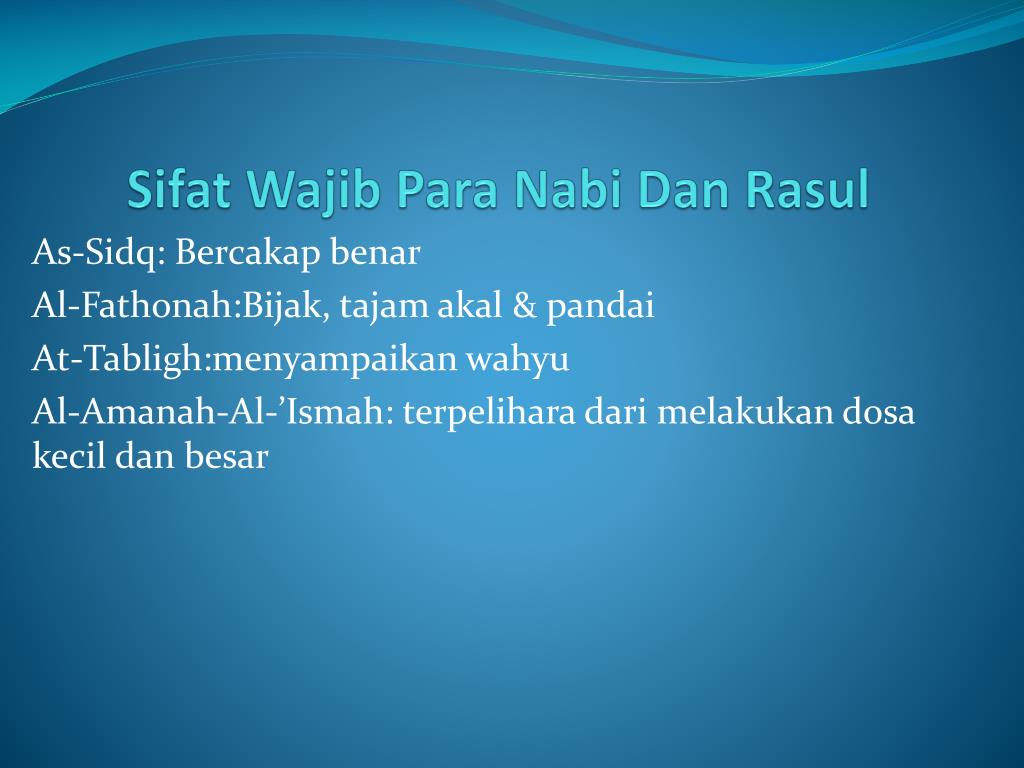 PPT Iman Kepada Nabi Dan Rasul PowerPoint Presentation, free download