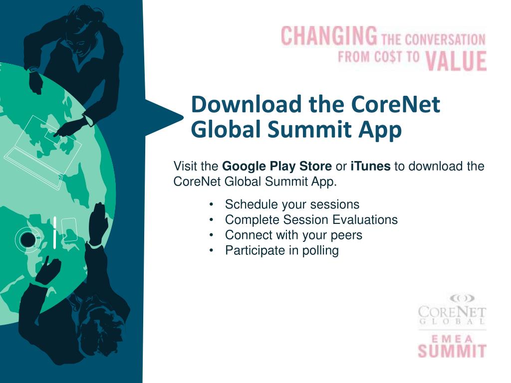 PPT Download the Global Summit App PowerPoint Presentation