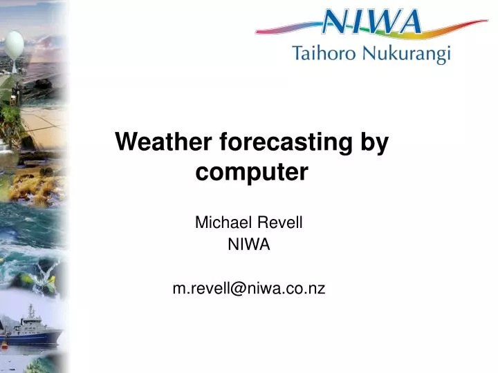 PPT Weather forecasting by computer PowerPoint Presentation, free