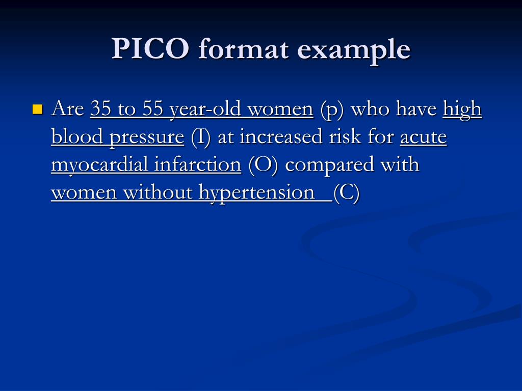 PPT EvidenceBased Practice Course Examples PowerPoint Presentation