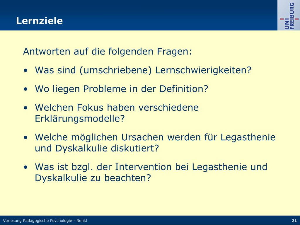 PPT Vorlesung Pädagogische Psychologie