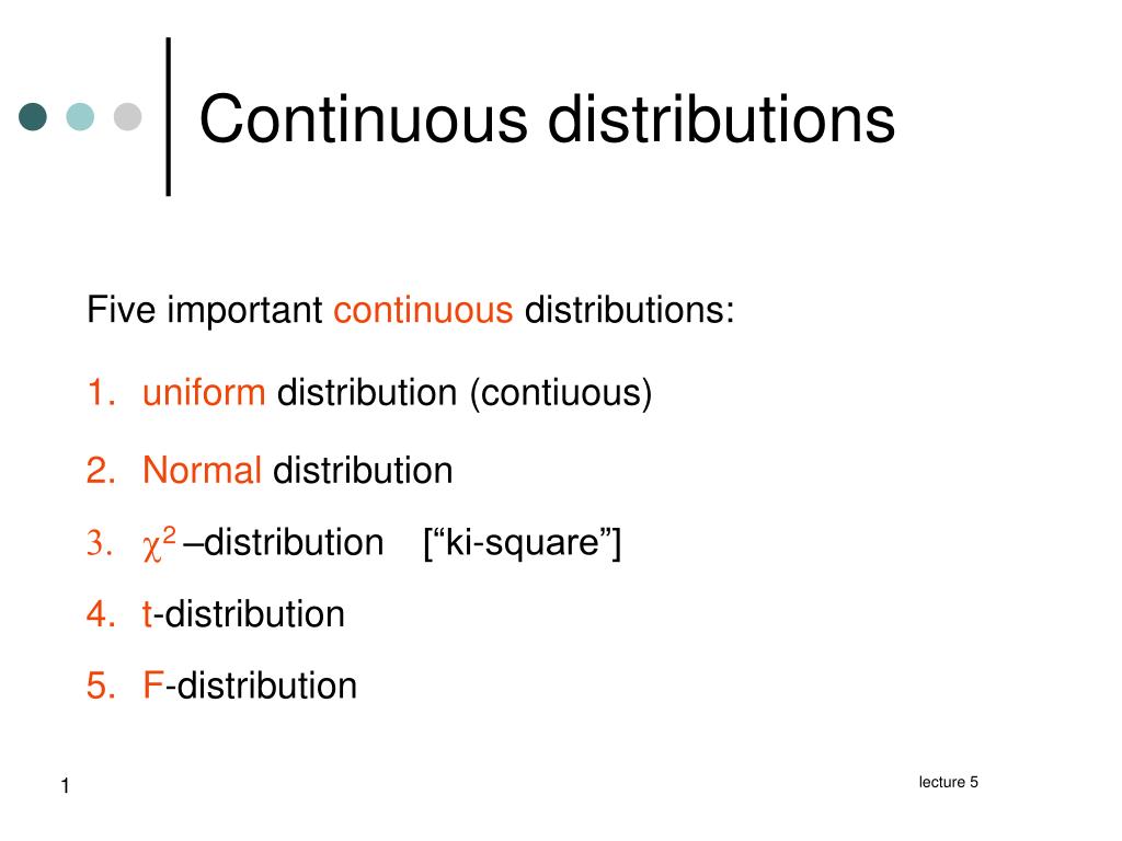 PPT Continuous distributions PowerPoint Presentation, free download