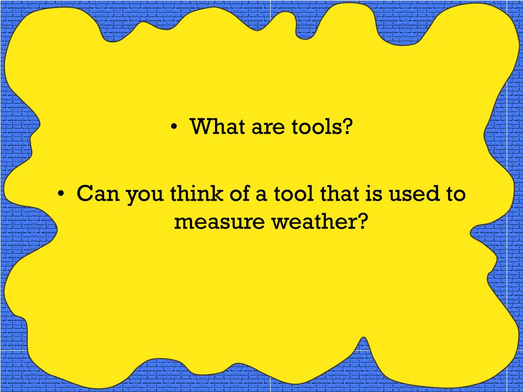 PPT Weather Tools PowerPoint Presentation, free download ID4704832