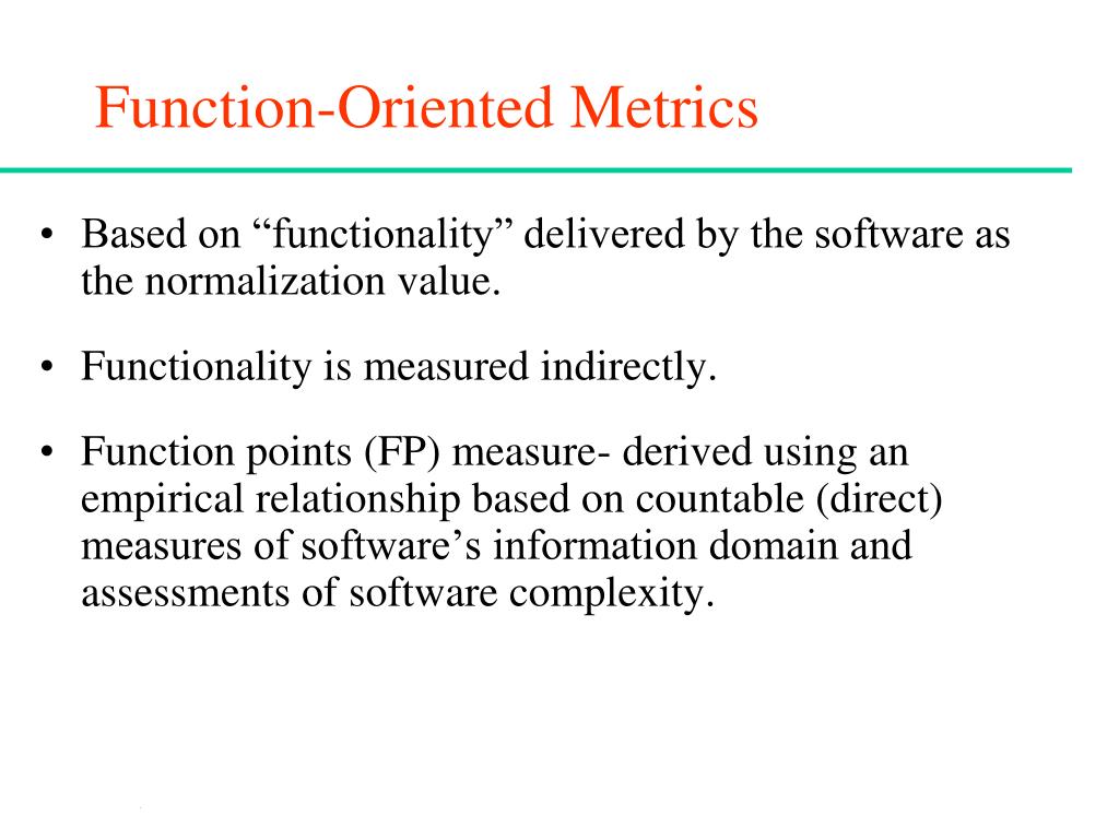 PPT Information Systems Engineering Lecture 5 Software Metrics