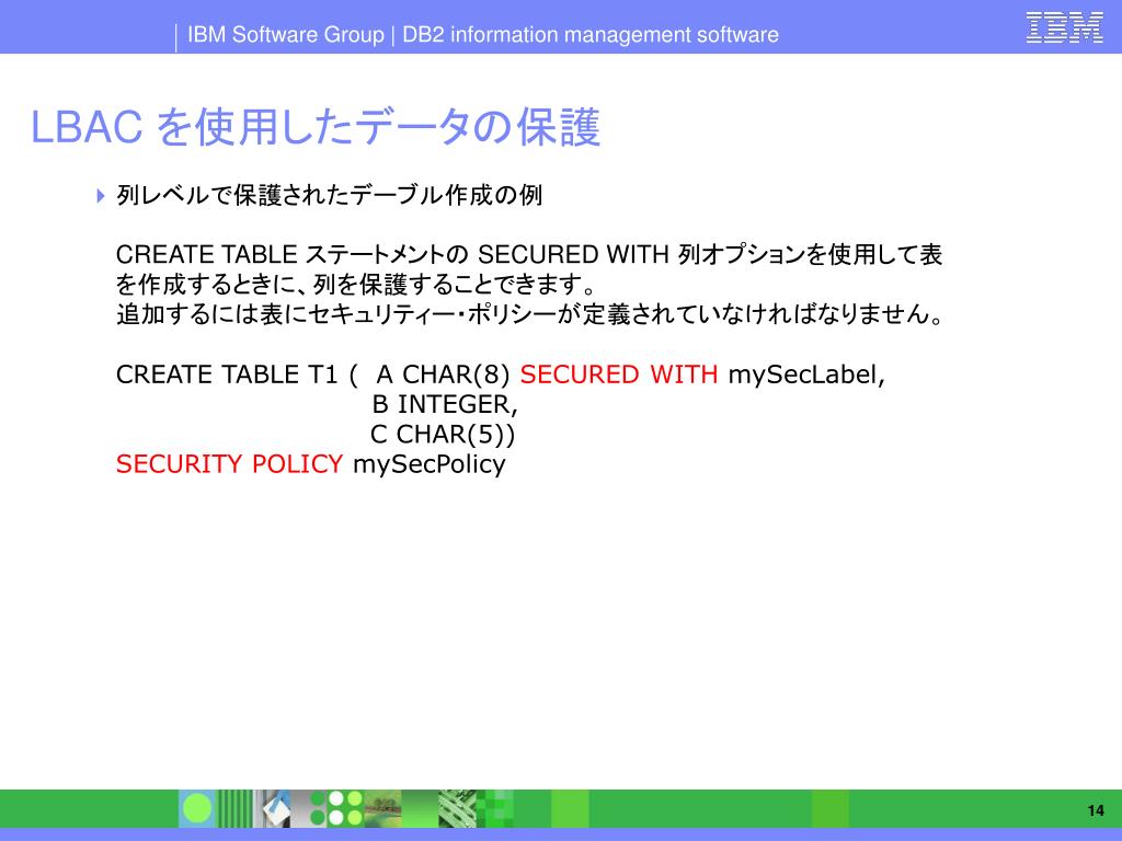 PPT LabelBasedAccessControl (LBAC) overview PowerPoint