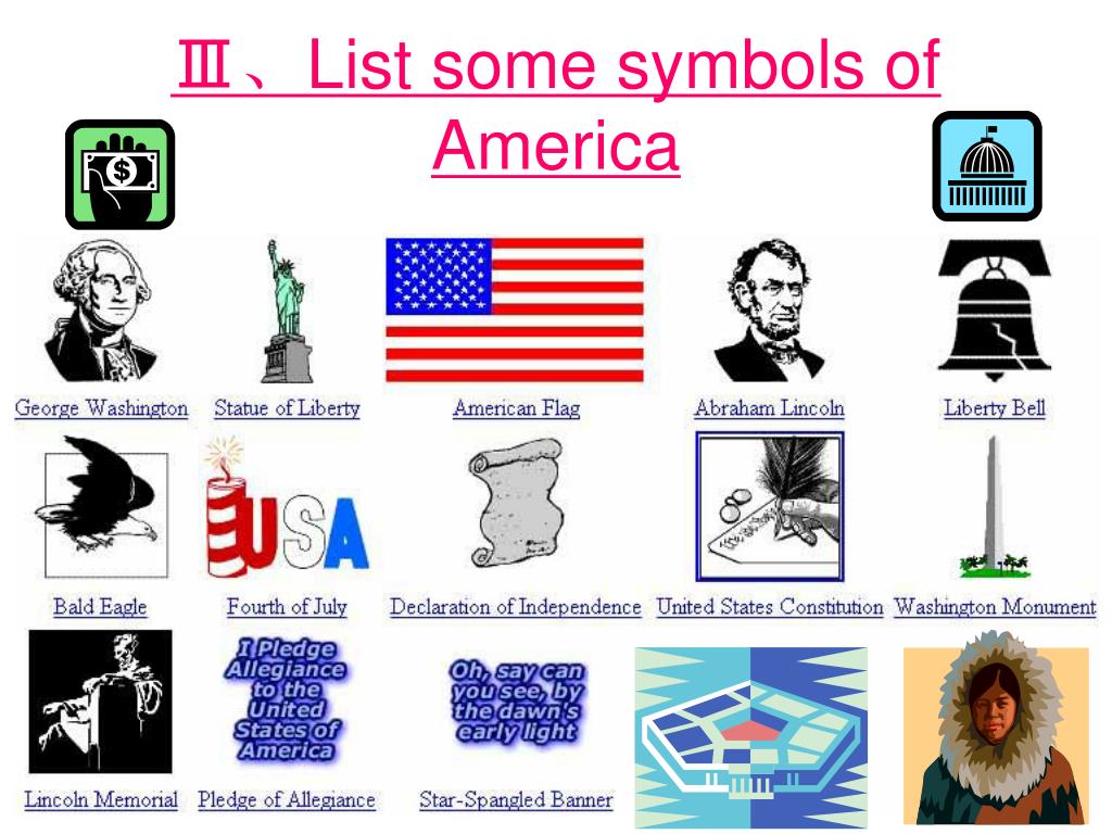 PPT Five Famous Symbols of American Culture PowerPoint Presentation