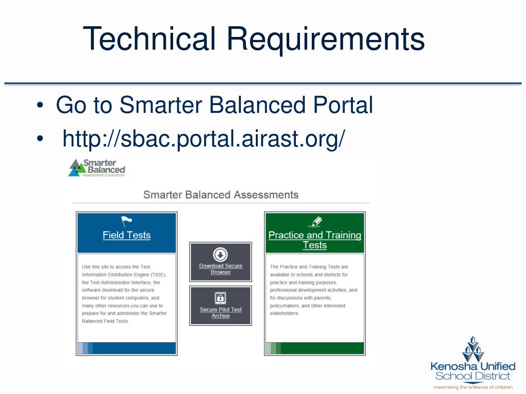 PPT Smarter Balanced Assessment Spring 2014 Field Test Informational