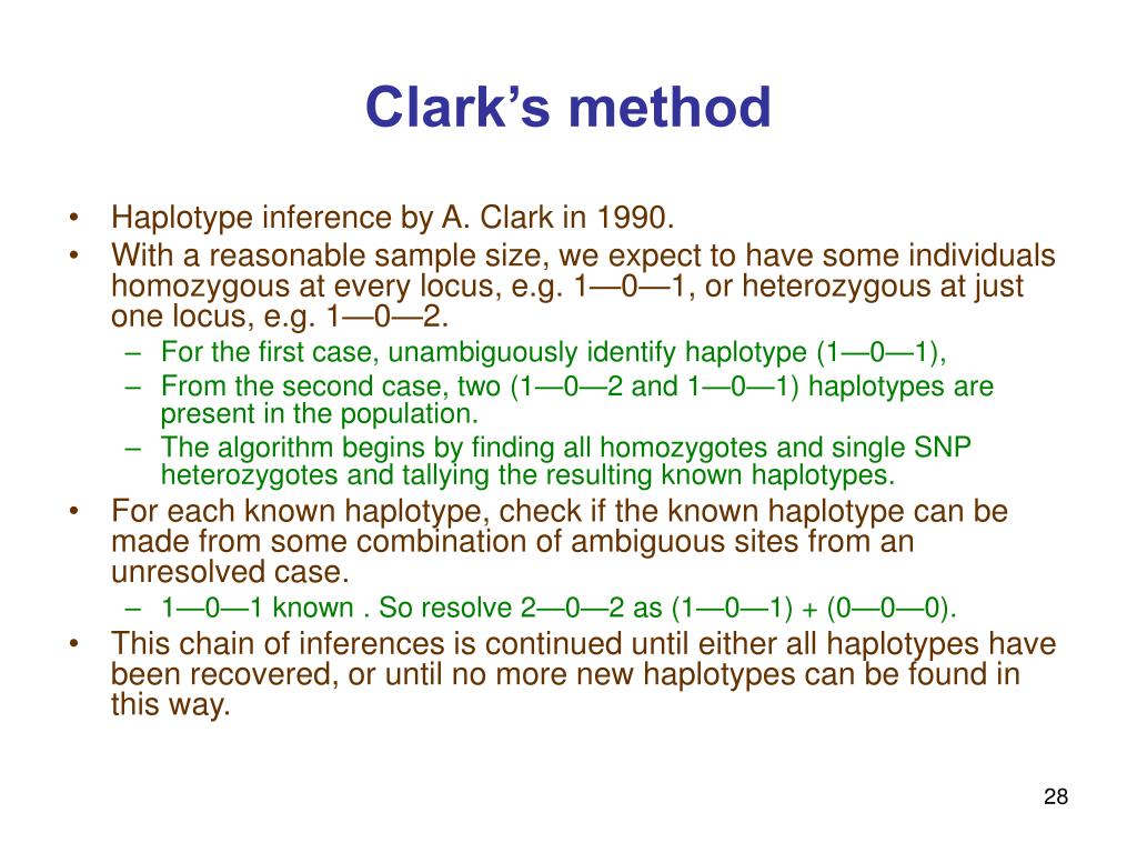 PPT Computational problems involving Single Nucleotide Polymorphisms