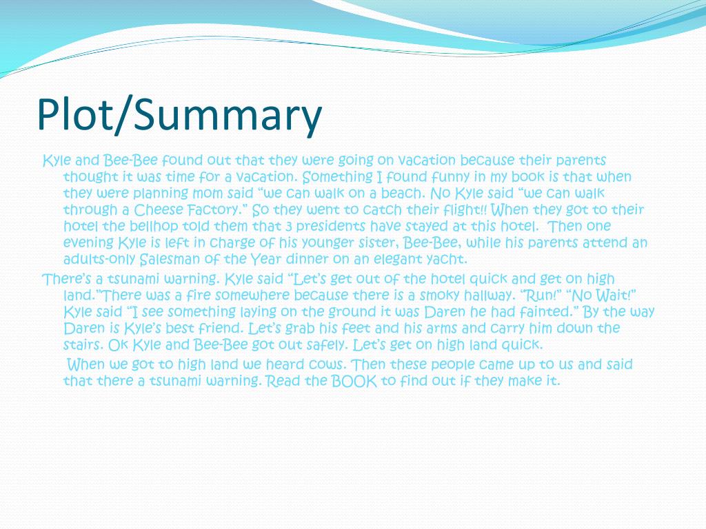 PPT Escaping the Giant Wave PowerPoint Presentation