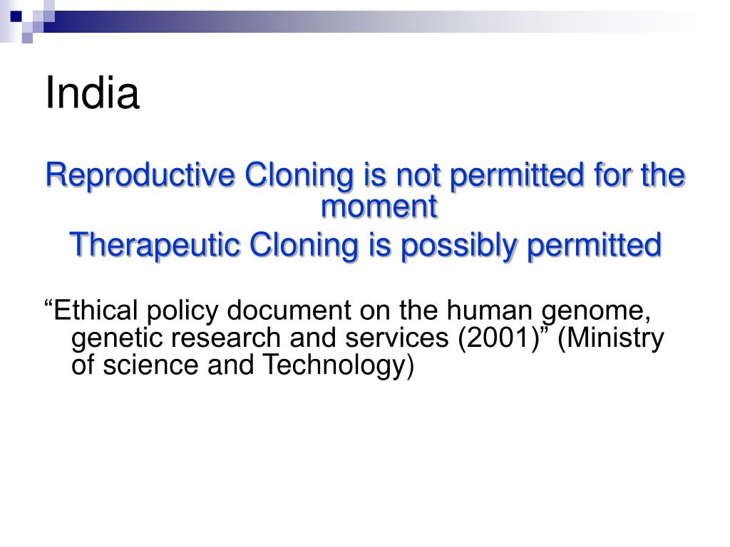 PPT Regulations of Human Cloning Research in Japan and other Asian