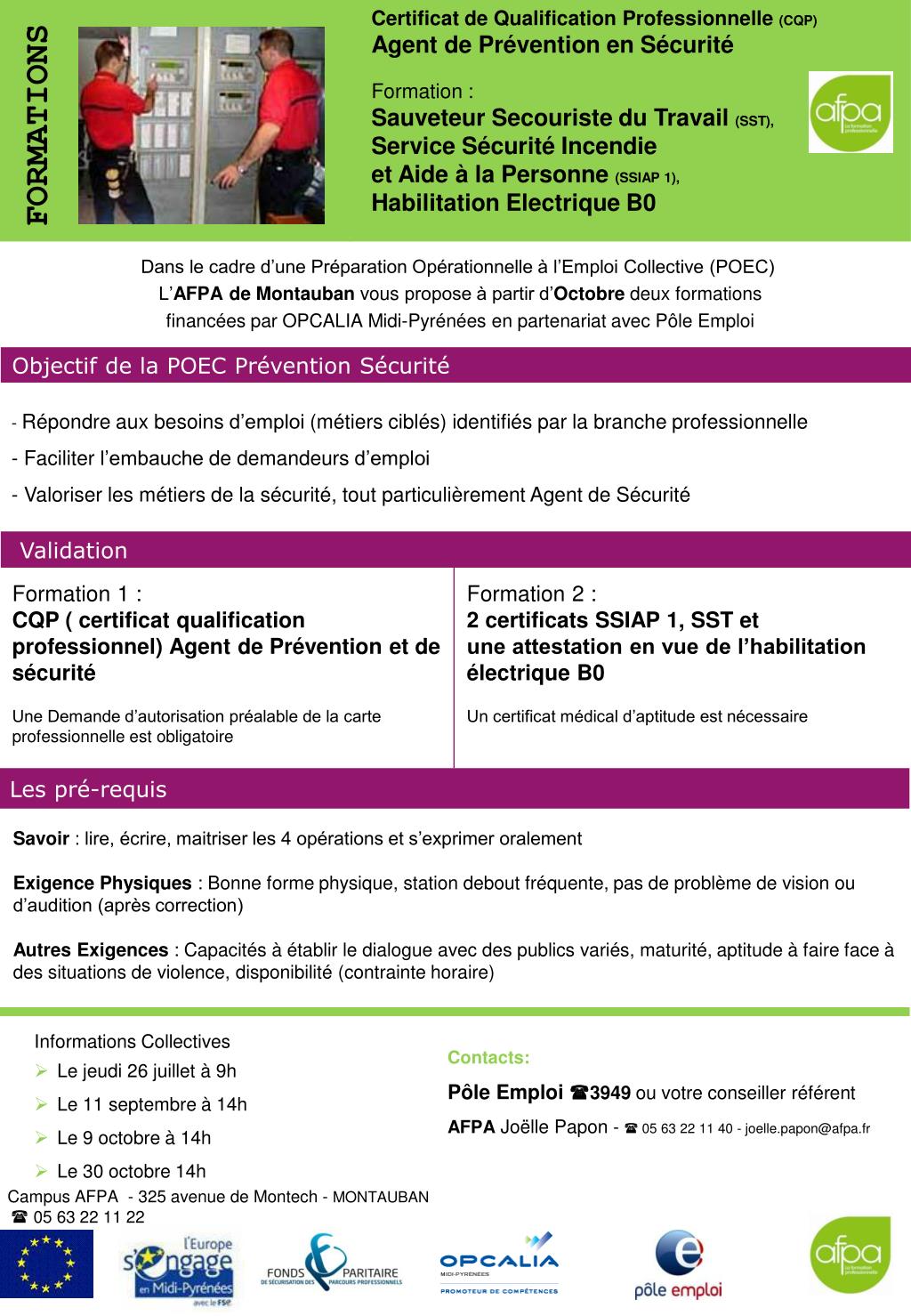 PPT Certificat de Qualification Professionnelle (CQP) Agent de