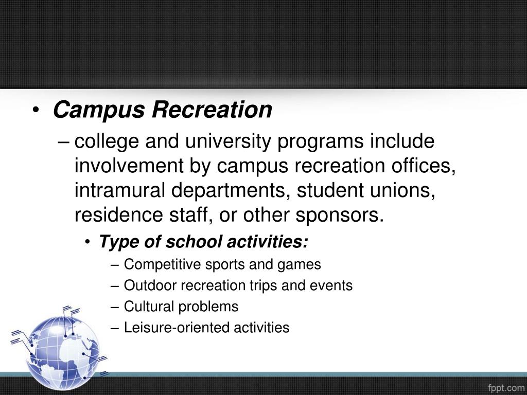 PPT Types of Commercial and Recreation PowerPoint