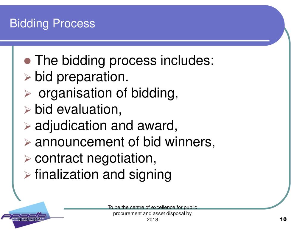 PPT Public Procurement and Asset Disposal System PowerPoint