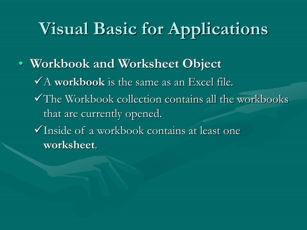 PPT Visual Basic for Applications PowerPoint Presentation, free
