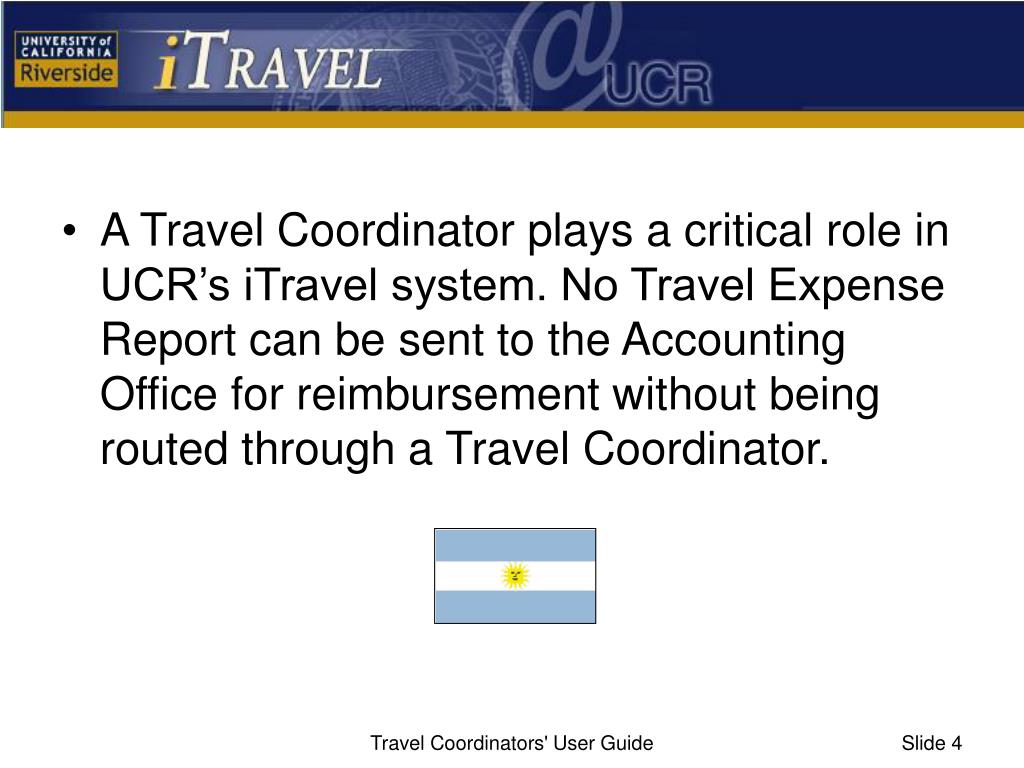 PPT Travel Coordinators’ User Guide PowerPoint Presentation, free