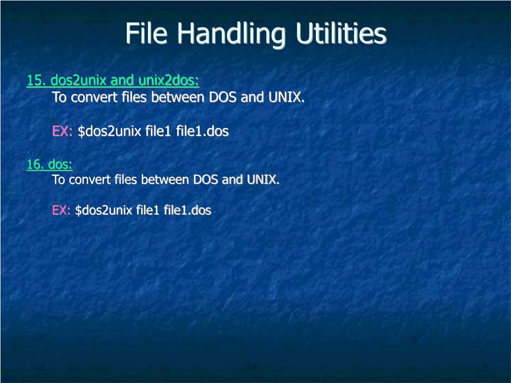 PPT The UNIX File System PowerPoint Presentation, free download ID